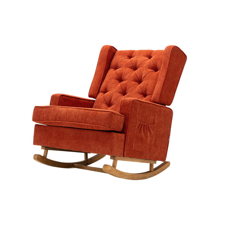 Wayfair red best sale leather chair